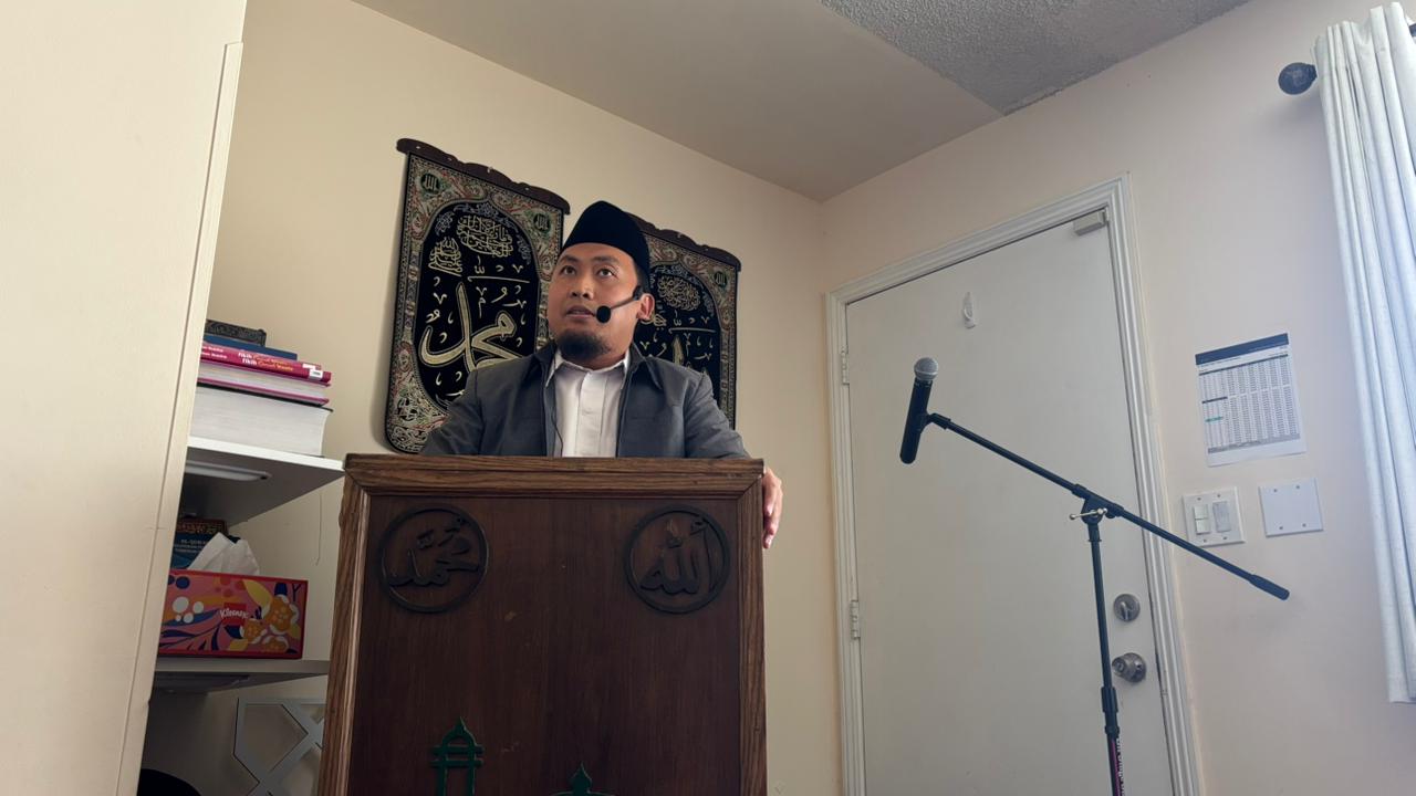 Mahasiswa PKUMI Pimpin Salat Jumat di San Bernardino California