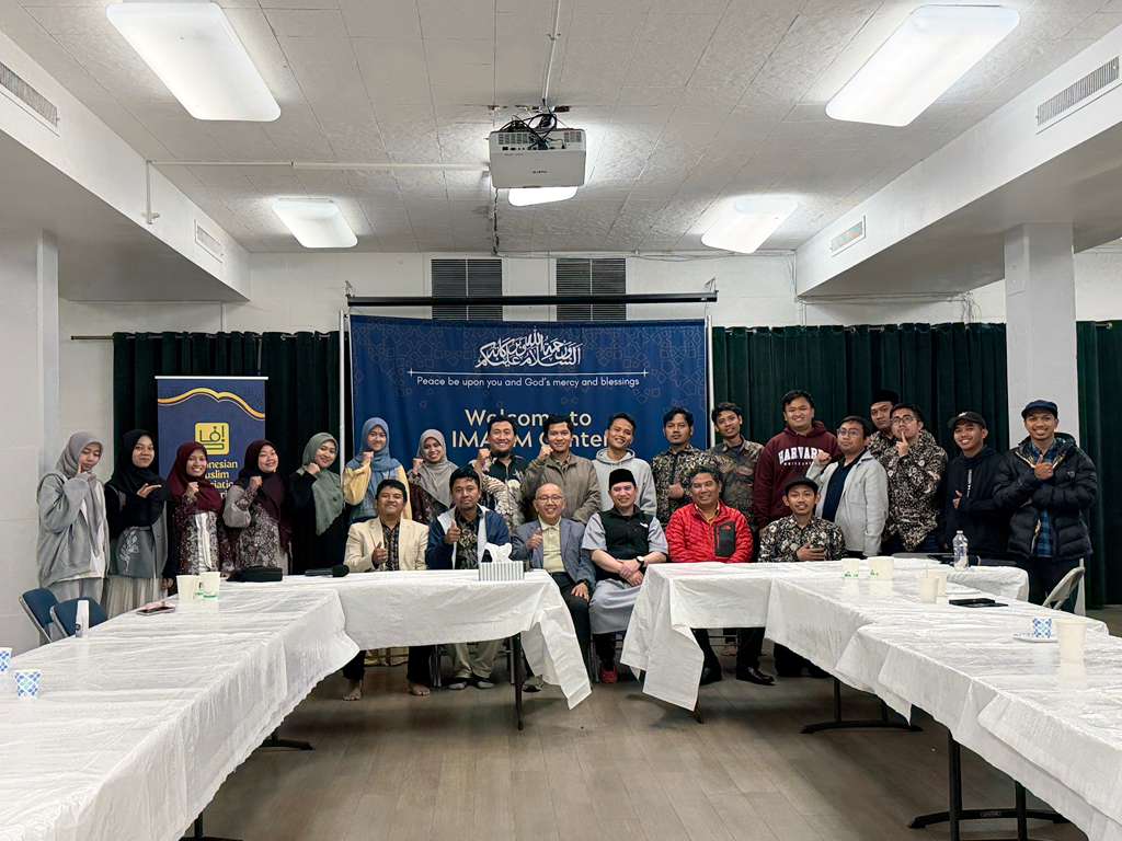 Mahasiswa PKUMI-PTIQ Jalin Silaturahmi Diaspora di IMAAM Center Maryland